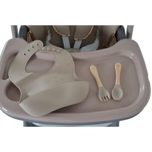 Moni LINDO multifunkciós etetőszék kiegészítőkkel - bézs