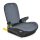 Cangaroo GALAXY ülésmagasító háttámlával 125-150 cm, ISOFIX SZÜRKE