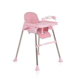 Moni CENTURY etetőszék műanyag játékhíddal - pink