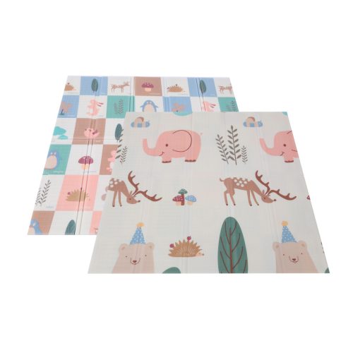 Moni GAMEZONE összecsukható járóka szőnyeggel, 60 labdával 180x200 cm BÉZS