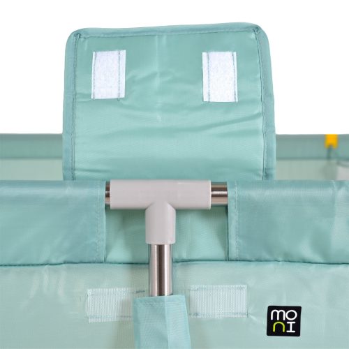 Moni GAMEZONE összecsukható járóka szőnyeggel, 60 labdával 180x200 cm MENTA