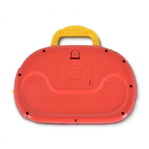 Moni műanyag zongora állatokkal PIROS 