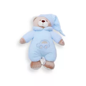 Baby Bruin plüss zenélő maci - kék 30 cm