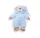 Baby Bruin plüss zenélő maci - kék 30 cm