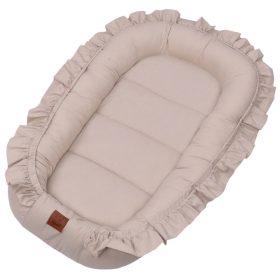 Infantilo NiKiDs pamut, fordos babafészek - bézs