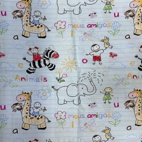 Gyerek kispárna huzat 40x50 cm - Safari