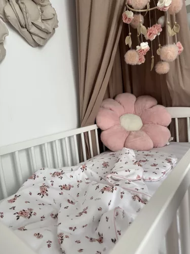 Infantilo NiKiDs takaró és párna babakocsiba, bölcsőbe - little flowers