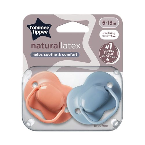 Tommee Tippee játszócumi Cherry latex 2 db 6-18 hó