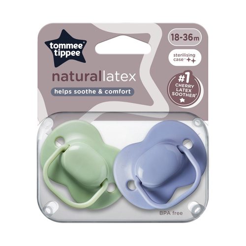 Tommee Tippee játszócumi Cherry latex 2 db 18-36 hó