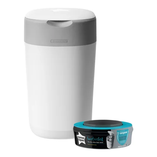 Tommee Tippee Twist & Click pelenkacsomagoló - Fehér