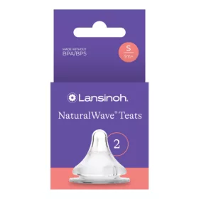 Lansinoh lassú folyású etetőcumi S - 2 db
