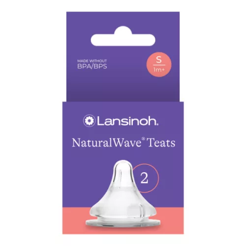 Lansinoh lassú folyású etetőcumi 2 db (S)