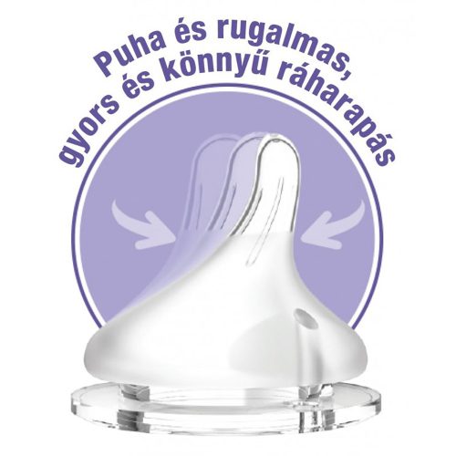 Lansinoh lassú folyású etetőcumi 2 db (S)