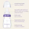 Lansinoh cumisüveg lassú folyású etetőcumival és fedéllel - 160 ml