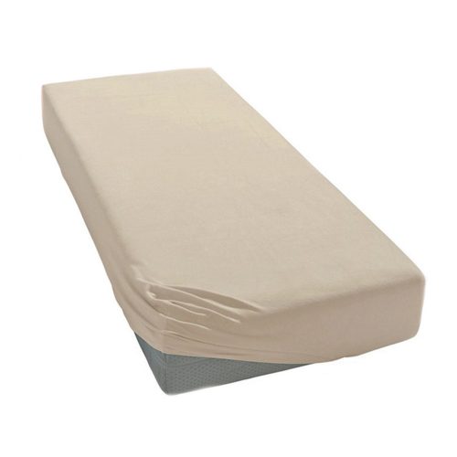 Pamut, gumisl lepedő 70x140 cm - bézs