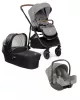 Joie Versatrax babakocsi szett 3in1 i-Snug 2 hordozóval és Ramble mózeskosárral - Pebble/Eclipse