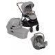 Joie Versatrax babakocsi szett i-Snug 2 hordozó + Ramble XL mózeskosár Pebble 