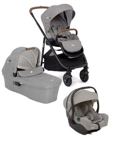 Joie Versatrax babakocsi szett i-Gemm 3 hordozó + Ramble XL mózeskosár Pebble 