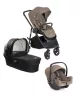 Joie Versatrax babakocsi szett 3in1 i-Snug 2 hordozóval és Ramble mózeskosárral - Cashew/Eclipse