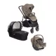 Joie Versatrax babakocsi szett 3in1 i-Snug 2 hordozóval és Ramble mózeskosárral - Cashew/Eclipse
