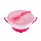 BabyOno fedeles tányér kanállal 1063/03 pink