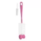 BabyOno cumisüveg és etetőcumi tisztító kefe szivaccsal + mini kefével - pink 720/02