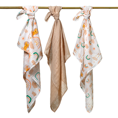 BabyOno textilpelenka színes 3 db-os  - 348/08