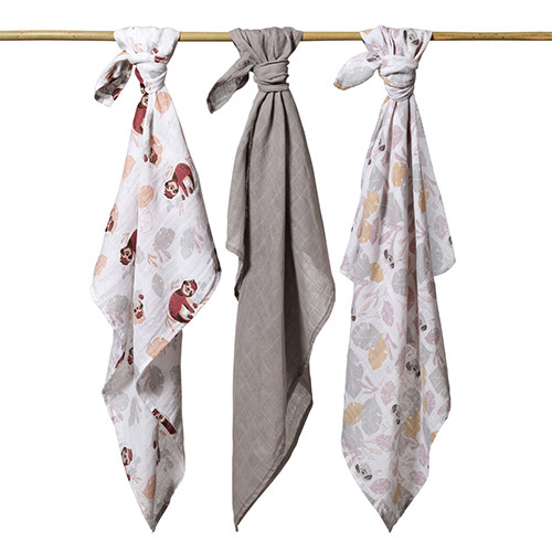 BabyOno textilpelenka színes 3 db-os  - 348/10