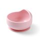 BabyOno tálka szilikon tapadó aljú pink 1481/02
