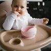 BabyOno tálka szilikon tapadó aljú pink 1481/02