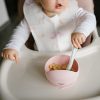 BabyOno tálka szilikon tapadó aljú pink 1481/02