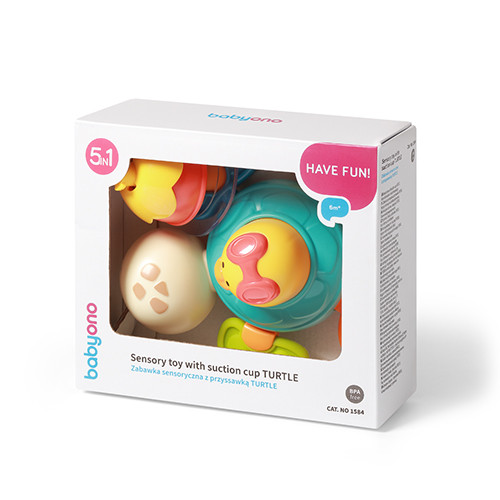 Babyono Turtle 2in1 etetőszék és fürdőjáték 1584