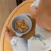 Babyono mély babatányér, tapadó alju, fedeles 1662/01