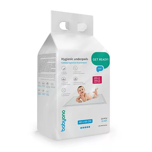 BabyOno eldobható pelenkázó alátét 40x60 cm - 22 db (20+2)
