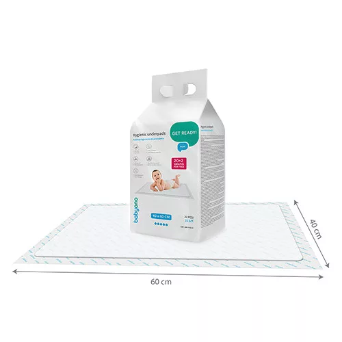 BabyOno eldobható pelenkázó alátét 40x60 cm - 22 db (20+2)