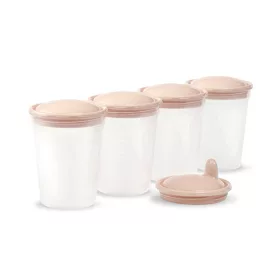   BabyOno anyatej tároló és fagyasztó edény szett itató fedéllel - 200 ml - 1028/01