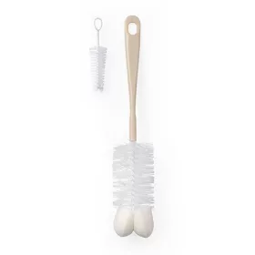   BabyOno cumisüveg és etetőcumi tisztító kefe szivaccsal + mini kefével - bézs 720/04