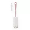 BabyOno cumisüveg és etetőcumi tisztító kefe szivaccsal + mini kefével - rózsaszín 720/05