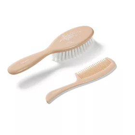   BabyOno baba hajkefe és fésű szett - puha sörtével - bézs - 569/05