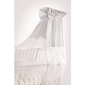   Albero Mio hófehér baldachin függöny masnival és szürke szoknyával 