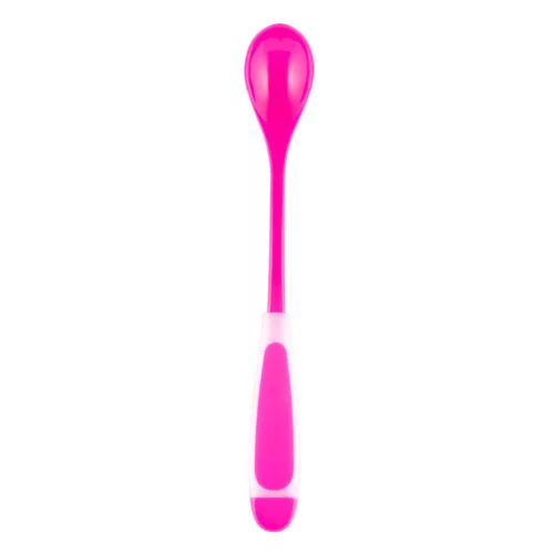 Canpol szilikon végű hosszú babakanál - pink -  56/582 