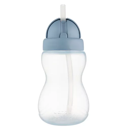 Canpol szívószálas kulacs lehajtható szívószállal 270 ml - kék - 56/109