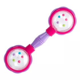 Canpol csörgő játék BARBELL 2/606 - lila-pink