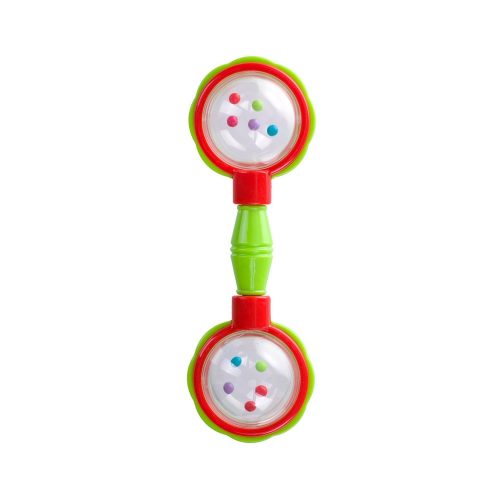 Canpol csörgő játék BARBELL - 2/606 - piros-zöld