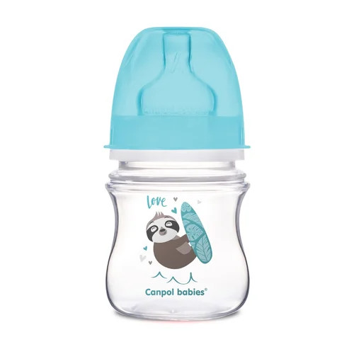 Canpol széles anti-colic cumisüveg 120 ml PP EasyStart Exotic pink