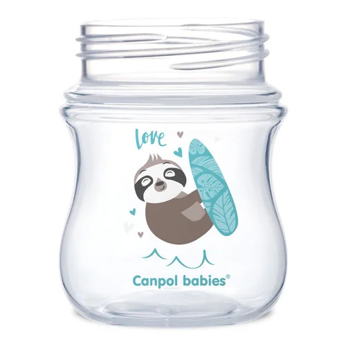 Canpol széles anti-colic cumisüveg 120 ml PP EasyStart Exotic pink