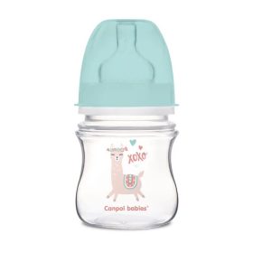   Canpol széles anti-colic cumisüveg 120 ml PP EasyStart Exotic zöld