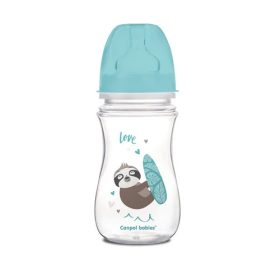   Canpol széles anti-colic cumisüveg 240 ml PP EasyStart Exotic kék