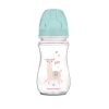 Canpol széles anti-colic cumisüveg 240 ml PP EasyStart Exotic zöld