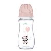 Canpol széles anti-colic cumisüveg 300 ml PP EasyStart Exotic pink